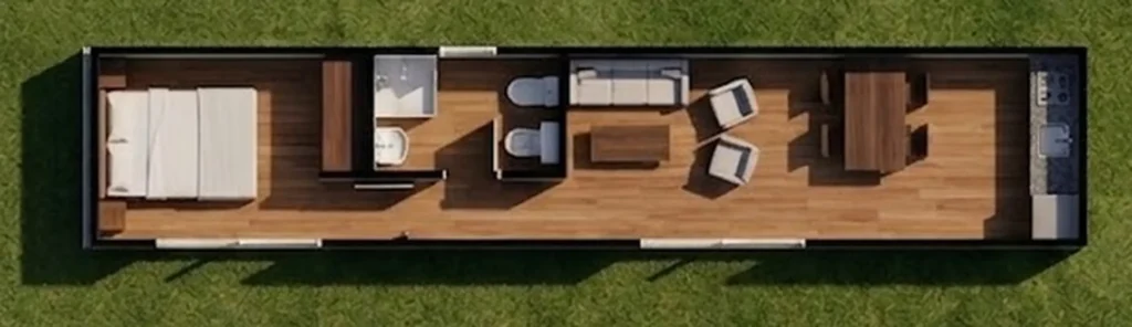 Plano Vivienda 30 m²