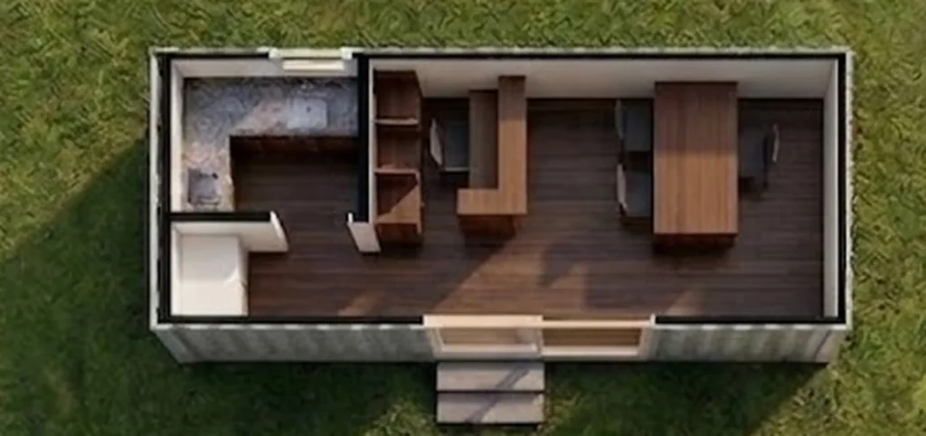Plano Oficina 15 m² · propuesta 22